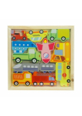 Puzzle drewniane 3D - pojazdy