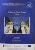 Dydaktyka Szkoły Wyższej Skrypt