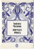 Poematy prozą Miciński