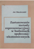 Zastosowanie metody reprezentacyjnej w badaniach społeczno-ekonomicznych
