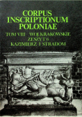 Corpus Inscriptionum Poloniae tom VIII