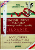 Jedzenie napoje i kulinaria w terminologii polskiej i angielskiej