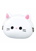 Portfelik silikonowy White Cat