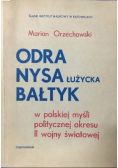 Odra Nysa Łużycka Bałtyk