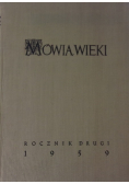 Mówią wieki rocznik drugi