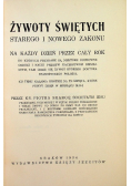 Żywoty świętych Starego i Nowego Zakonu Tom II 1934 r.