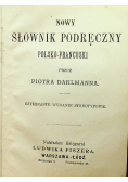 Nowy słownik podręczny polsko - francuzki
