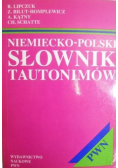 Niemiecko polski słownik tautonimów