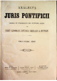 Analecta Juris Pontificii tom XXI 1882 r.