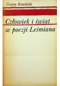 Człowiek i świat w poezji Leśmiana