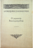 O poprawie Rzeczypospolitej Tom I