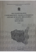 Wychowankowie Uniwersytetu Jagiellońskiego ofiary II wojny światowej Tom 1