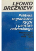 Polityka zagraniczna KPZR i państwa radzieckiego