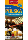 Mapa piwa i browarów - Polska 1:875 000
