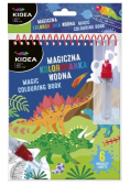 Wielorazowa kolorowanka wodna Dinozaury KIDEA