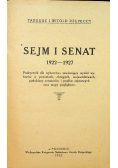 Sejm i Senat 1923 r.