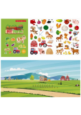 Książeczka z naklejkami - farma