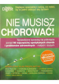 Nie musisz chorować