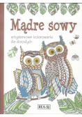 Antystresowe kolorowanki dla dorosłych. Mądre sowy