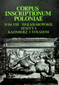 Corpus Inscriptionum Poloniae tom VIII