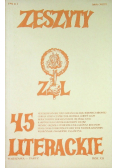 Zeszyty literackie 45