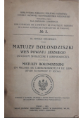 Matujzy Bołondziszki wieś powiatu lidzkiego 1923 r