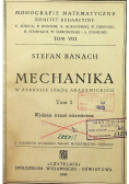 Mechanika Tom 1 1949r