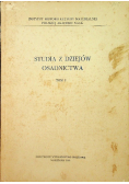 Studia z dziejów osadnictwa Tom 1