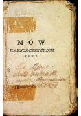 Mowy kaznodzieyskie Tom I 1804 r.