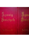 Żywoty świętych Starego i Nowego zakonu Tom I i II około 1933 r