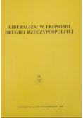 Liberalizm w ekonomii Drugiej Rzeczypospolitej