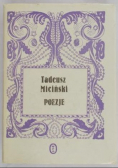 Miciński poezje