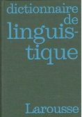 Dictionnaire de linguistique