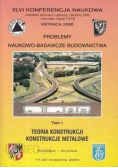 Problemy naukowo-badawcze budownictwa Konstrukcje Betonowe