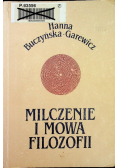 Milczenie i mowa filozofii