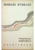 Karpowicz Wiersze wybrane