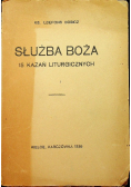Służba Boża 15 kazań liturgicznych 1935 r.