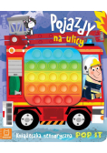 Pojazdy na ulicy. Książeczka sensoryczna POP IT