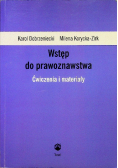 Wstęp do prawoznawstwa Ćwiczenia i materiały