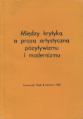 Między krytyką a prozą artystyczną pozytywizmu i modernizmu