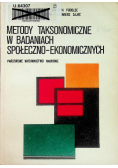Metody taksonomiczne w badaniach społeczno ekonomicznych