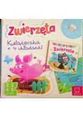 Zwierzęta Książeczka i cztery układanki