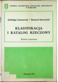 Klasyfikacja i katalog rzeczowy