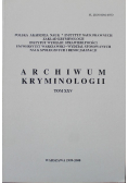 Archiwum Kryminologii Tom XXV