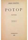 Potop Tom I Reprint 1886 r.