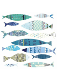 Karnet kwadrat z kopertą Blue Shoal