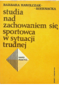 Studia nad zachowaniem się sportowca w sytuacji trudnej