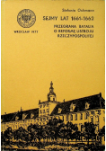 Sejmy lat 1661 1662 przegrana batalia o reformę ustroju rzeczypospolitej