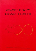 Granice Europy Granice Filozofii