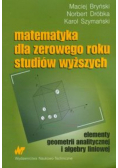 Matematyka dla zerowego roku studiów wyższych